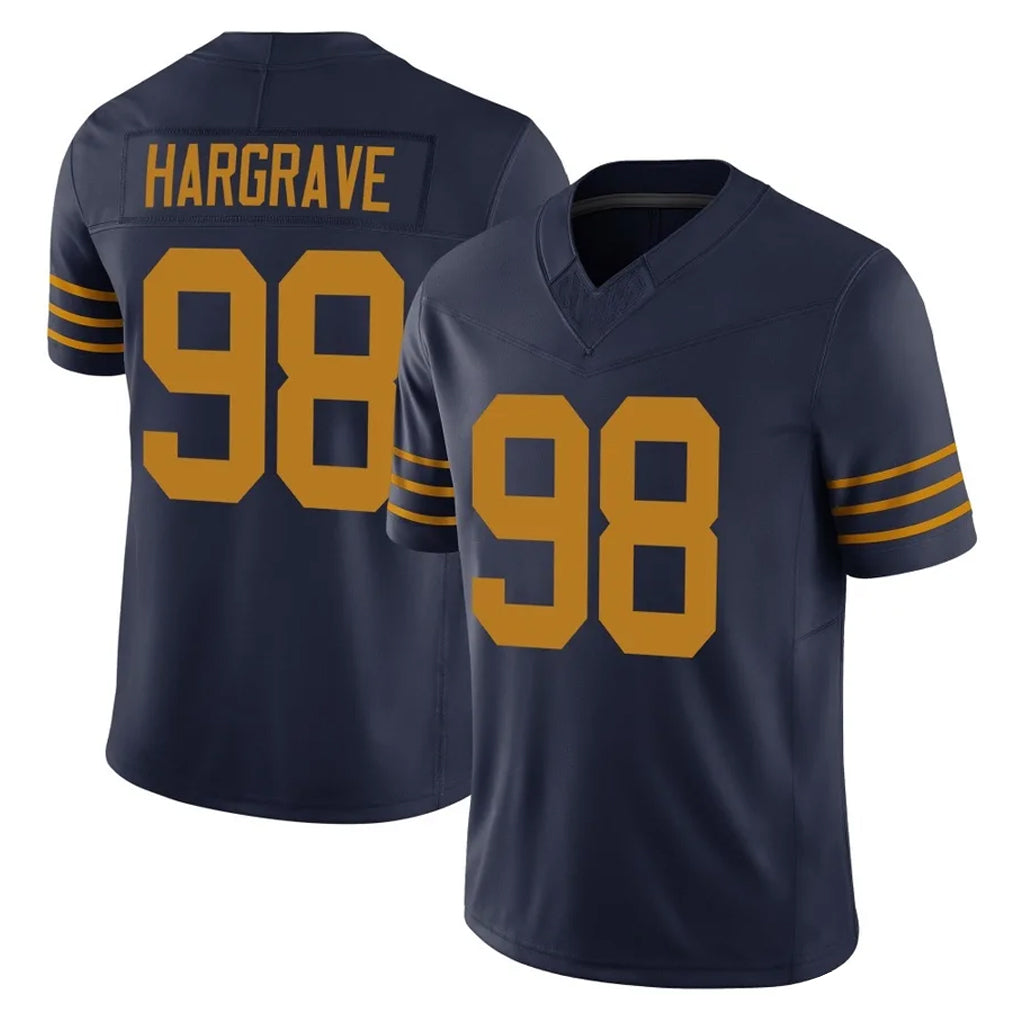 GB.Packers #98 Javon Hargrave Player Navy The 1923 Classic Vapor F.U.S.E. Home Game Gdoa Stitched Jerseys