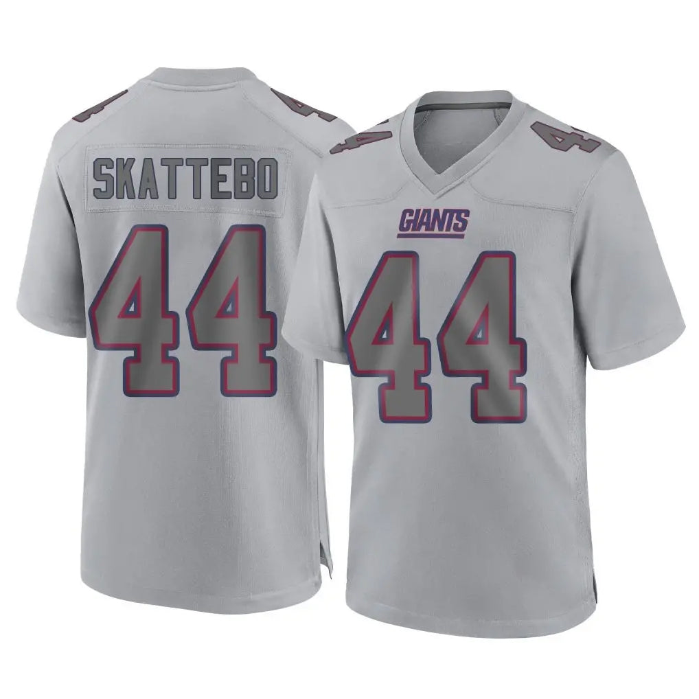 NY.Giants #44 Cam Skattebo Player Gray Atmosphere Fashion Limited Game Gdoa Stitched Jerseys