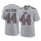 NY.Giants #44 Cam Skattebo Player Gray Atmosphere Fashion Limited Game Gdoa Stitched Jerseys