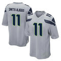 S.Seahawks #11 Jaxon Smith-Njigba Player Gray Home Game Gdoa Stitched Jerseys
