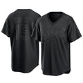 Athletics #15 Seth Brown Player Black Pitch Fashion T-shirt Home Game Gdoa Stitched Jerseys