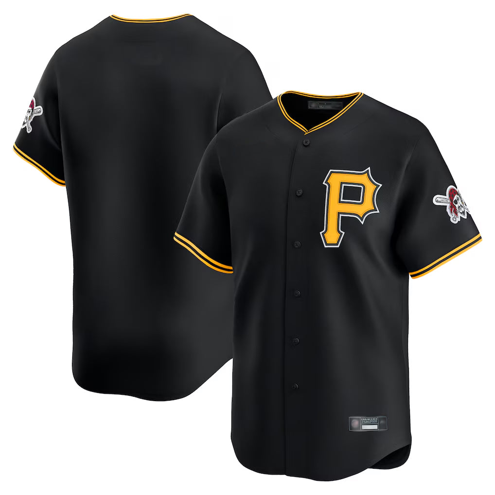 P.Pirates ## Pirates Blank Player Black Alternate Limited Game Fdoa Stitched Jerseys