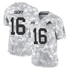 D.Lions #16 Jared Goff Player Arctic Camo Salute To Service Limited Gdoa Stitched Jerseys