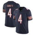 C.Bears #4 D'Andre Swift Player Navy Vapor Untouchable Limited Home Game Gdoa Stitched Jerseys