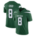 NY.Jets #8 Andre Cisco Player Green Limited Vapor Home Game Gdoa Stitched Jerseys