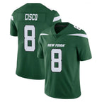 NY.Jets #8 Andre Cisco Player Green Limited Vapor Home Game Gdoa Stitched Jerseys