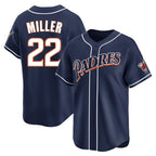 S.Diego Padres #22 Mason Miller Player Navy Cooperstown Collection Limited Home Fdoa Stitched Jerseys