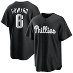P.Phillies #6 Ryan Howard Player Black Alt Fashion Home Game Fdoa Stitched Jerseys