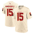 A.Cardinals #15 Gardner Minshew II Player Cream Rivalries Collection Game Gdoa Stitched Jerseys