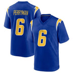 LA.Chargers #6 Denzel Perryman Player Royal Home Game Gdoa Stitched Jerseys