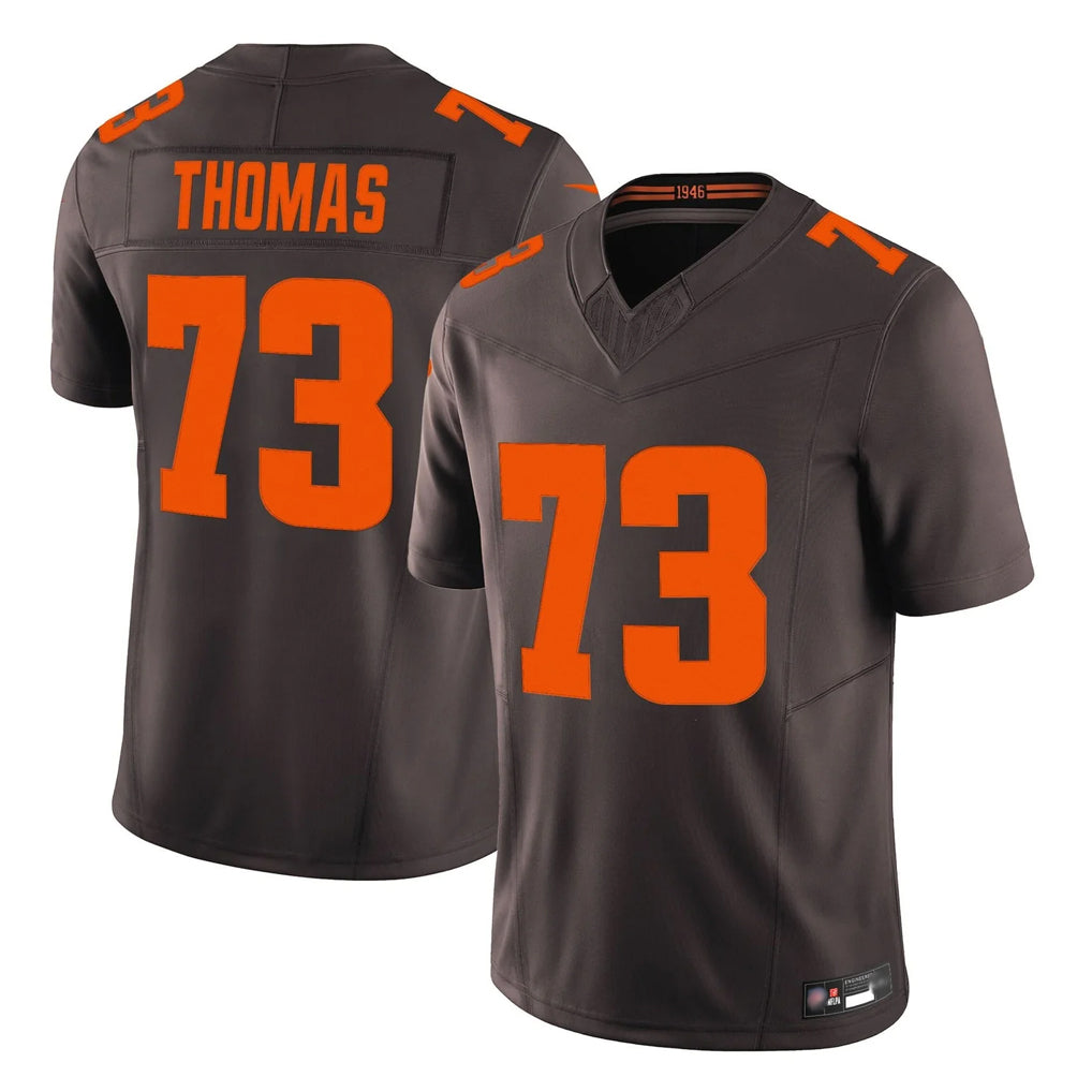 C.Browns #73 Joe Thomas Player Brown Limited Vapor F.U.S.E. Alternate Game Gdoa Stitched Jerseys