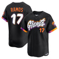 SF.Giants #17 Heliot Ramos Player Black 2025 City Connect Home Limited Fdoa Stitched Jerseys