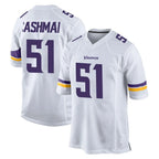 M.Vikings #51 Blake Cashman Player White Home Game Gdoa Stitched Jerseys