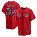B.Red Sox #36 Triston Casas Player Red Home Game Gdoa Stitched Jerseys