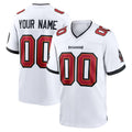 Custom TB.Buccaneers White Home Game Any Name & Numbers Gdoa Stitched Jerseys