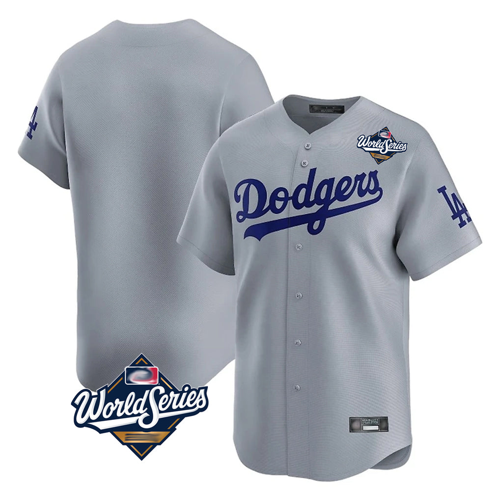 LA.Dodgers ## Dodgers Blank Player Gray Limited Home World Series Fdoa Stitched Jerseys