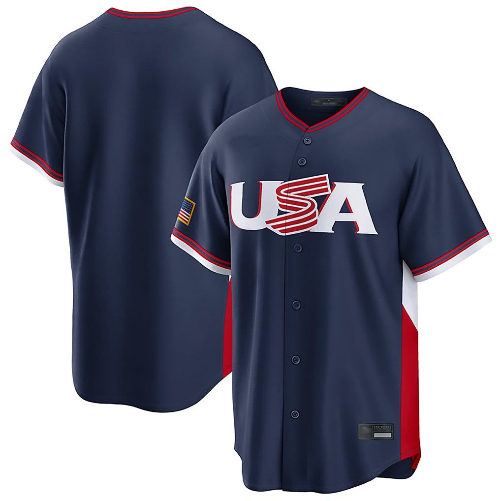 NY.Yankees ## Yankees Blank Player Navy USA 2026 World Classic Limited Game Fdoa Stitched Jerseys