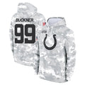 IN.Colts #99 DeForest Buckner Player Arctic Camo Salute to Service Hoodies Limited Game Gdoa Stitched Jerseys