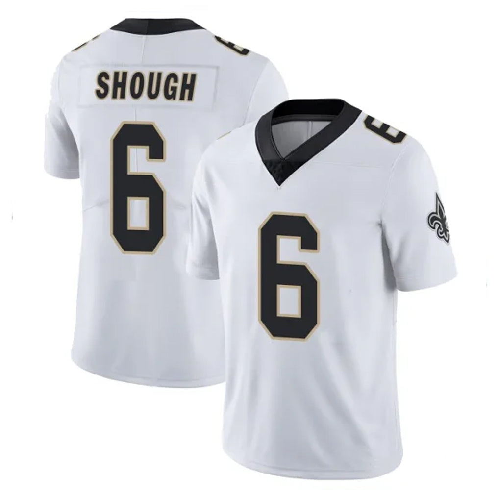 NO.Saints #6 Tyler Shough Player White Limited Vapor Untouchable Home Game Gdoa Stitched Jerseys