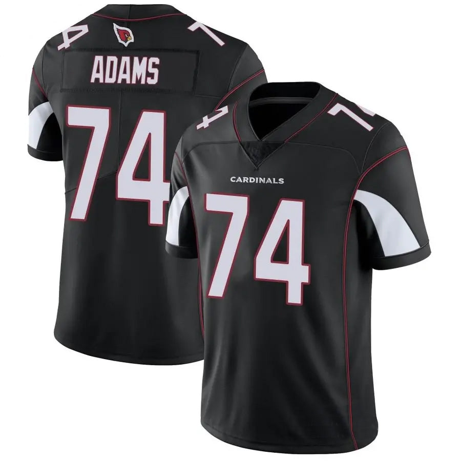 A.Cardinals #74 Isaiah Adams Player Black Vapor Limited Gdoa Stitched Jerseys