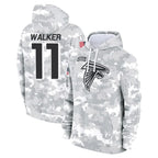 A.Falcons #11 Jalon Walker Player Arctic Camo Salute to Service Limited Hoodie Gdoa Stitched Jerseys