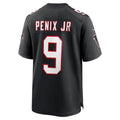 A.Falcons #9 Michael Penix Jr. Player Black Alternate  Game Gdoa Stitched Jerseys