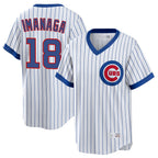 C.Cubs #18 Shota Imanaga Player White T-shirt Cooperstown Collection Limited Gdoa Stitched Jerseys