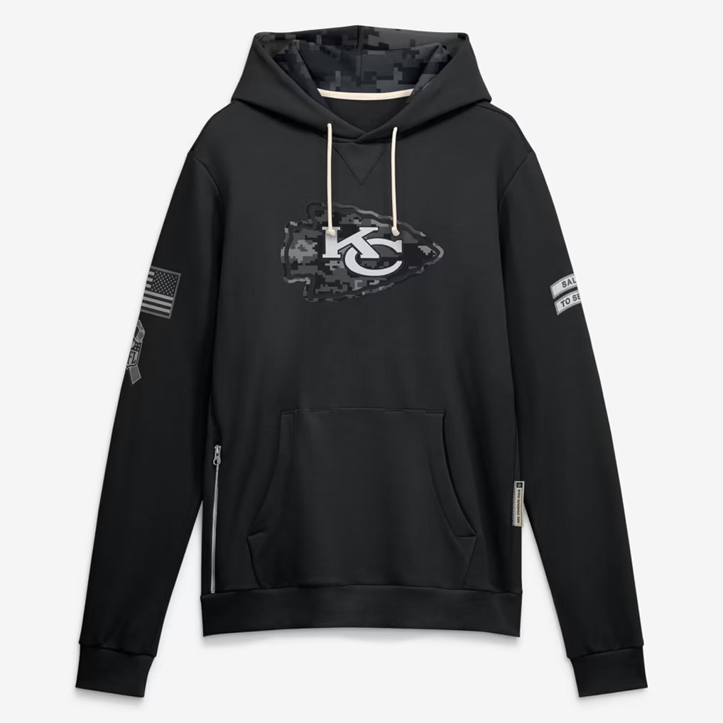 KC.Chiefs 2026 Black Logo Pullover Hoodies Limited Game Gdoa Stitched Jerseys
