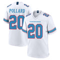 T.Titans #20 Tony Pollard Player White 2026 Game Home Gdoa Stitched Jerseys