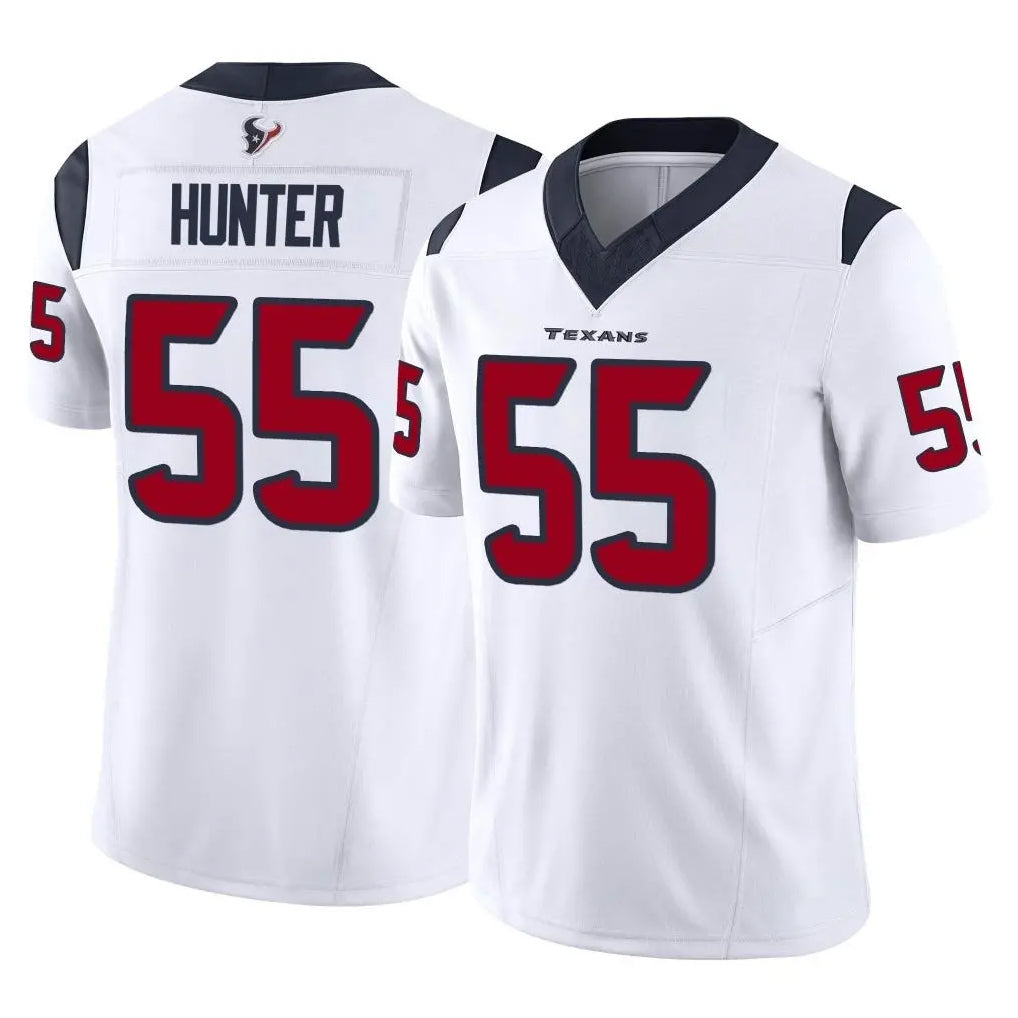 H.Texans #55 Danielle Hunter Player White Limited Vapor F.U.S.E. Home Game Gdoa Stitched Jerseys