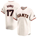 SF.Giants #17 Heliot Ramos Player Cream Home Limited Fdoa Stitched Jerseys