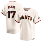 SF.Giants #17 Heliot Ramos Player Cream Home Limited Fdoa Stitched Jerseys