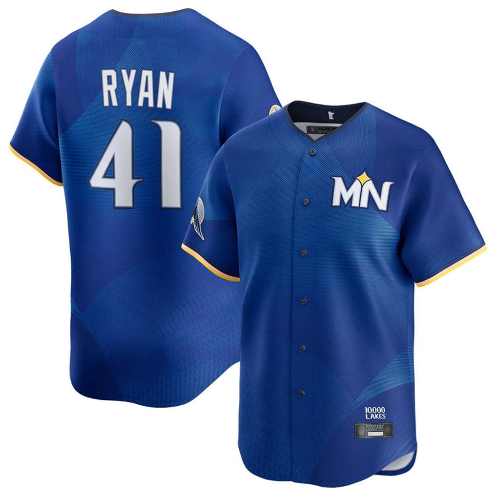 M.Twins #41 Joe Ryan Player Royal City Connect Limited Home Fdoa Stitched Jerseys