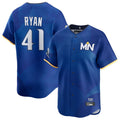 M.Twins #41 Joe Ryan Player Royal City Connect Limited Home Fdoa Stitched Jerseys