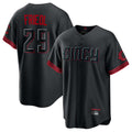 C.Reds #29 TJ Friedl Player Black City Connect Home Game Gdoa Stitched Jerseys