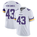 M.Vikings #43 Andrew Van Ginkel Player White Limited Vapor Untouchable Home Game Gdoa Stitched Jerseys