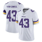 M.Vikings #43 Andrew Van Ginkel Player White Limited Vapor Untouchable Home Game Gdoa Stitched Jerseys