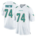 M.Dolphins #74 Kadyn Proctor Player White Home Game Gdoa Stitched Jerseys