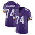 MN.Vikings #74 Donovan Jackson Player Purple Limited Vapor Untouchable Home Game Gdoa Stitched Jerseys