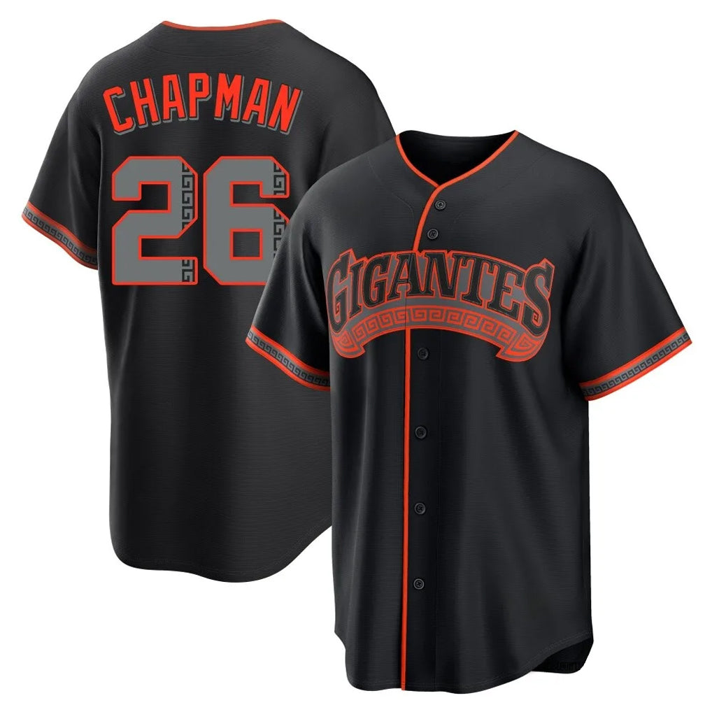 SF.Giants #26 Matt Chapman Player Black Alternate Limited Fdoa Stitched Jerseys