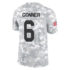 A.Cardinals #6 James Conner Player Camo Salute to Service Limited Home Gdoa Stitched Jerseys