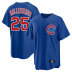 C.Cubs #25 Mois¨¦s Ballesteros Player Royal Home Game Gdoa Stitched Jerseys