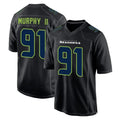S.Seahawks #91 Byron Murphy II Player Black Limited Fashion Home Game Gdoa Stitched Jerseys