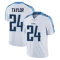 T.Titans #24 Alontae Taylor Player White Limited Vapor Untouchable Home Game Gdoa Stitched Jerseys