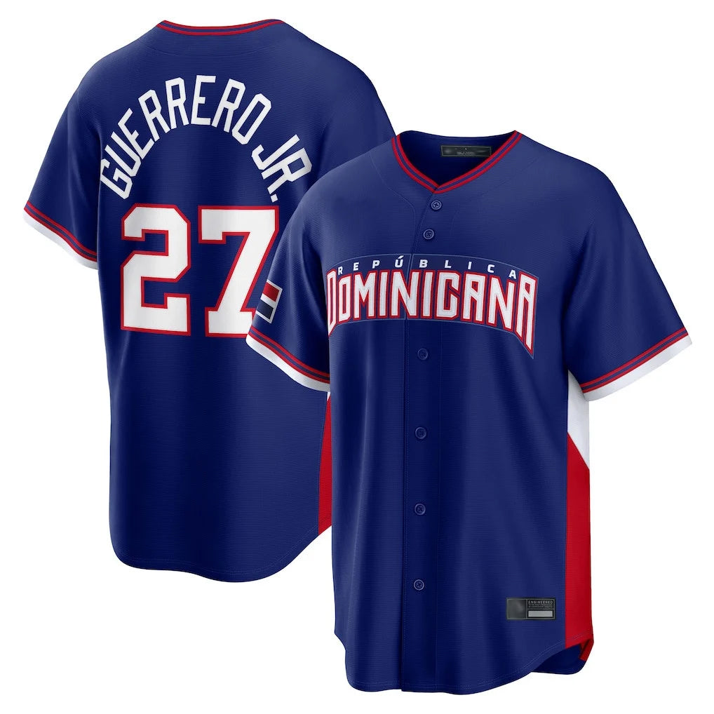 T.Blue Jays #27 Vladimir Guerrero Jr. Player Royal 2026 World Classic Fdoa Stitched Jerseys