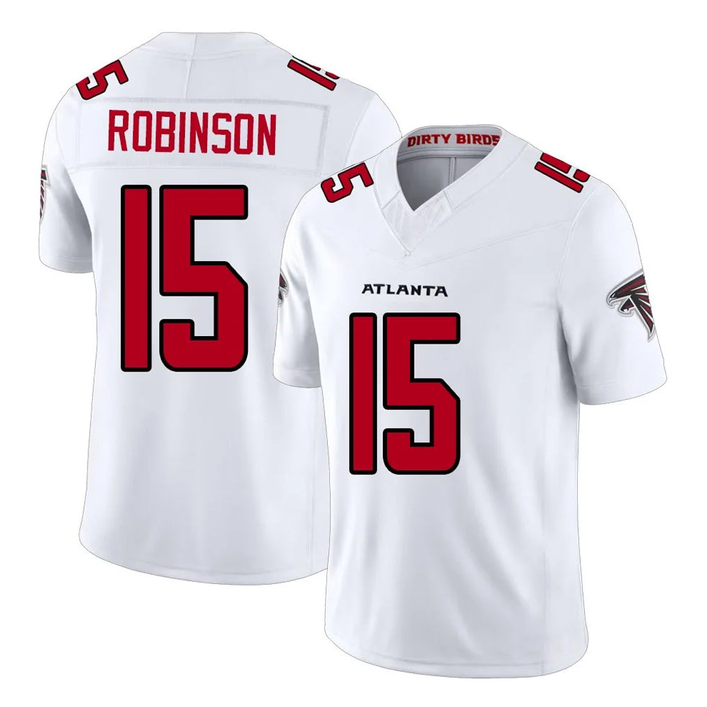 A.Falcons #15 Brian Robinson Player White Team Color Vapor F.U.S.E. Limited Gdoa Stitched Jerseys