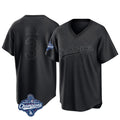 LA.Dodgers #3 Edwin D¨ªaz Player Black World Series Meet Pitch Fashion T-shirt Fdoa Stitched Jerseys