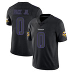 M.Vikings #0 Ivan Pace Jr. Player Black Impact LImited Home Game Gdoa Stitched Jerseys