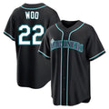 S.Mariners #22 Bryan Woo Player Black Fashion Home Limited Fdoa Stitched Jerseys
