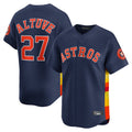H.Astros #27 Jose Altuve Player Navy Home Limited Gdoa Stitched Jerseys
